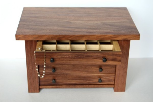 Mission Style Jewelry Case